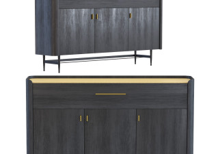bar cabinet milano 3D Model