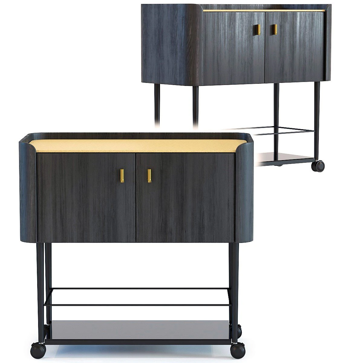 bar trolley milano 3D Model .c4d .max .obj .3ds .fbx .stl .blend