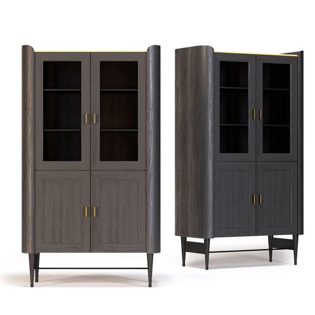 display cabinet milano 140x80 3D Модель .c4d .max .obj .3ds .fbx .stl .blend 