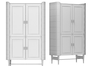display cabinet milano 140x80 3D Модель