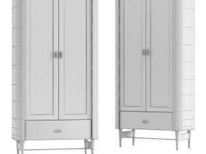 display cabinet milano 170x80 3D Model