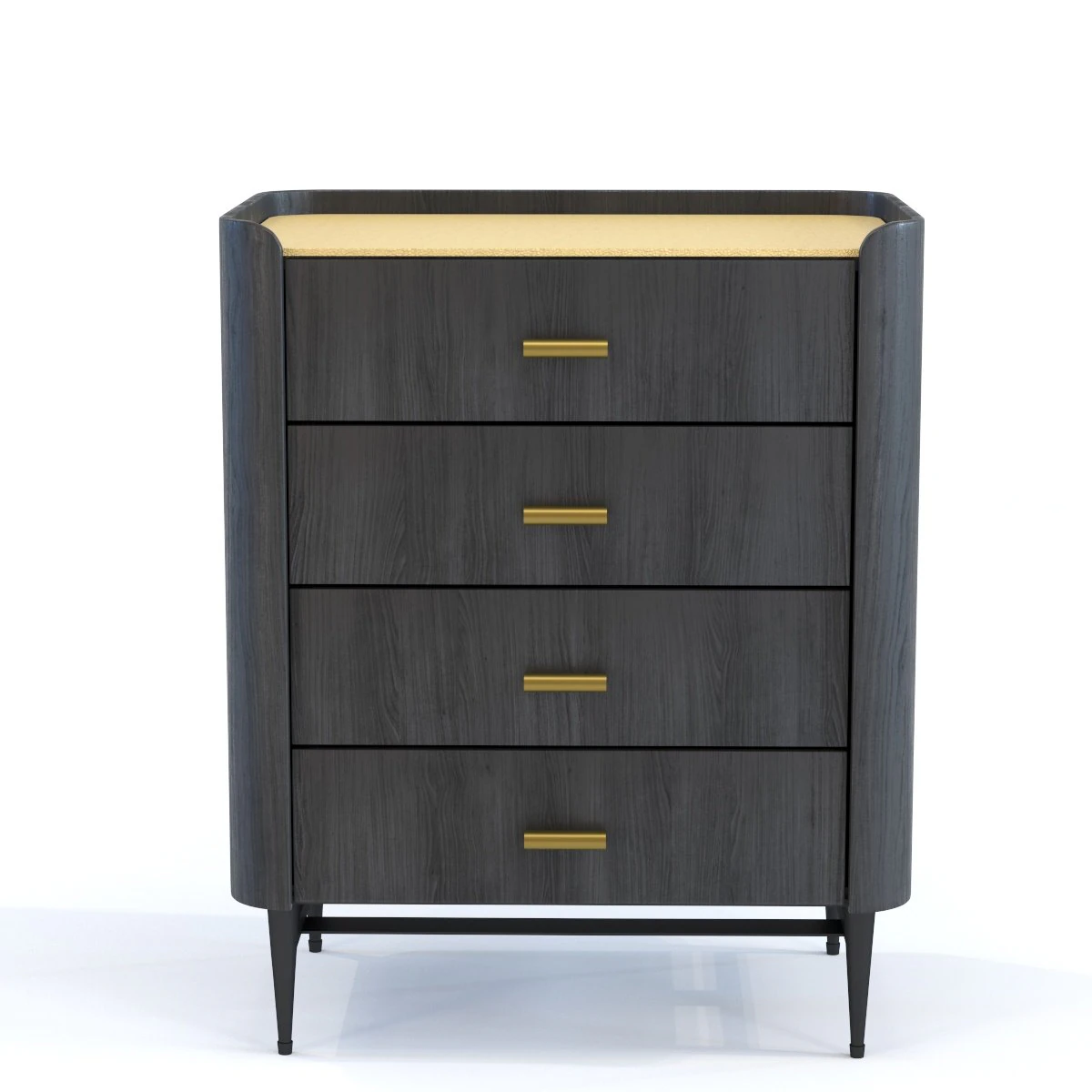 dresser milano 80 3D Model .c4d .max .obj .3ds .fbx .stl .blend 