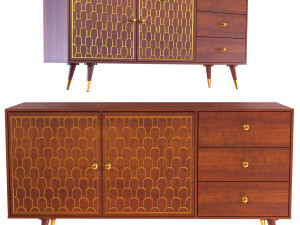 sideboard muskat 3D Model
