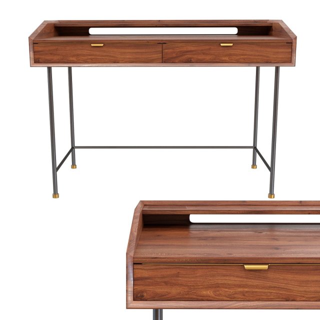 desk ravello 3D Model .c4d .max .obj .3ds .fbx .stl .blend