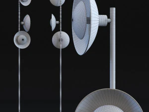 floor lamp ufo tre 3D Model
