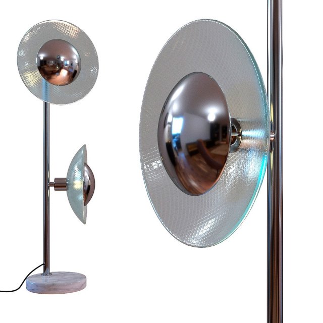 table lamp ufo due Modello 3D .c4d .max .obj .3ds .fbx .stl .blend 