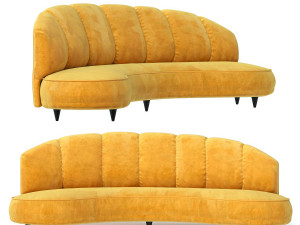 sofa dschinn amber 3D Model