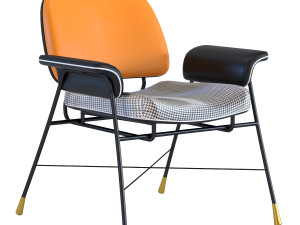chair with armrest palma 3D 모델