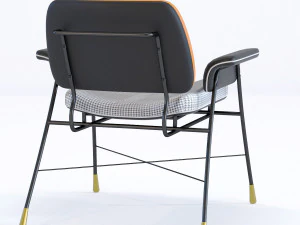chair with armrest palma 3D Model