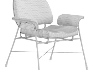 chair with armrest palma 3D Model