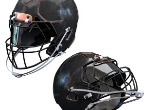american footbal helmet and shoulder pads 3D Model