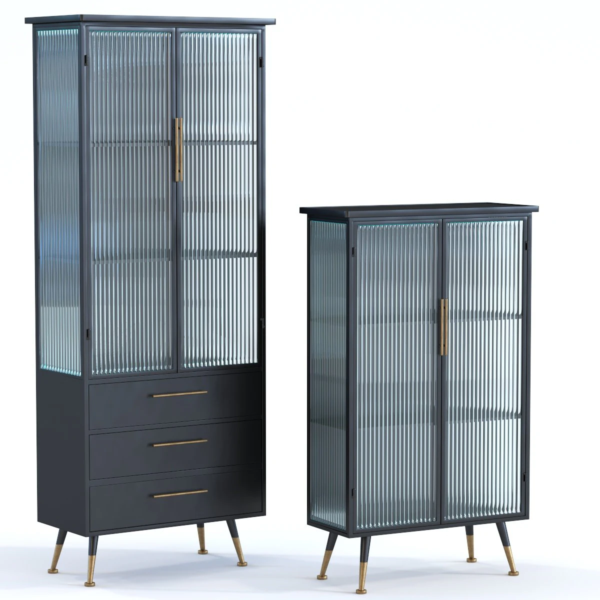 2 cabinet la gomera 2 doors 3D Model .c4d .max .obj .3ds .fbx .stl .blend 