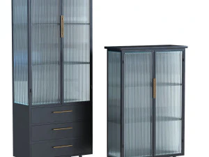 2 캐비닛 라 고메라 2 문 3D 모델