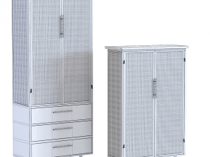 2 cabinet la gomera 2 doors 3D Model