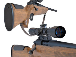 300 bolt action rifle 3D 모델