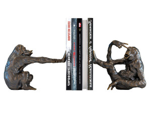 bookend monkey set decor 3D 模型