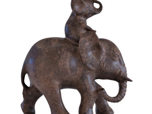 deco figurine elefant dumbo uno 3D Model