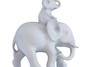 deco figurine elefant dumbo uno 3D मॉडल