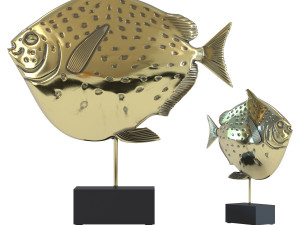 deco figurine moonfish big 3D Model