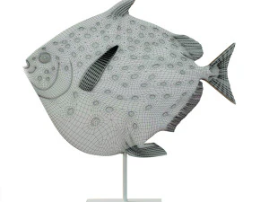 deco figurine moonfish big 3D Model
