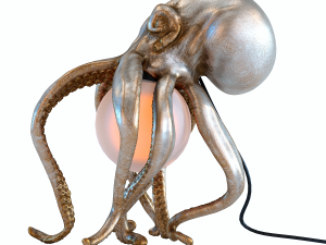 table lamp animal octopus Modelo 3D