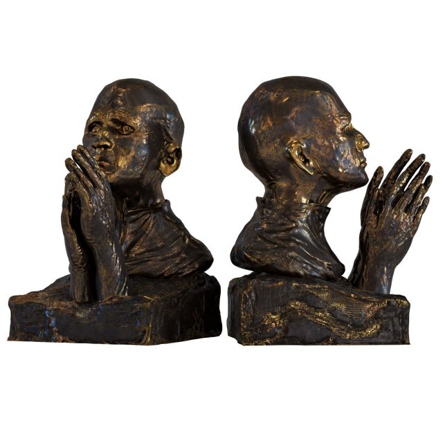 sculpture praying Modèle 3D .c4d .max .obj .3ds .fbx .stl .blend 