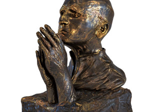 sculpture praying Modèle 3D