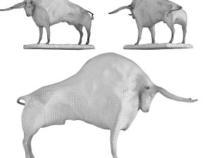 oggetto decorativo toro Modello 3D