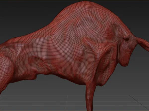 oggetto decorativo toro Modello 3D