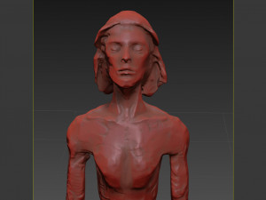 deco object art lady 3D 모델