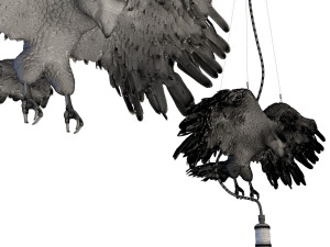 pendant lamp eagle kare design 3D Model