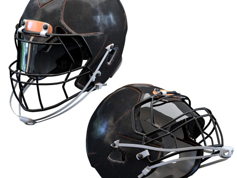 American Football Helmet and Protection 3D Model