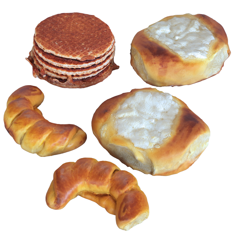 Baking set 001 Model 3D .c4d .max .obj .3ds .fbx .stl .blend 