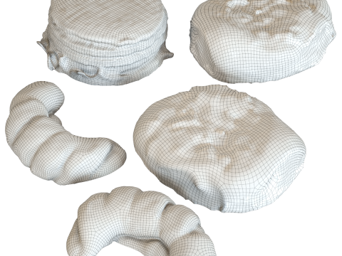 Baking set 001 Model 3D