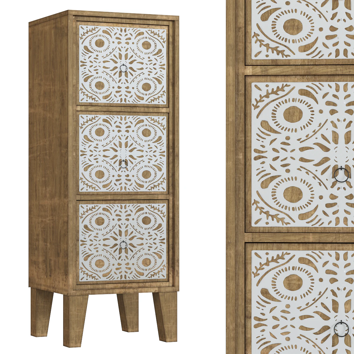 Bandung Small Cabinet 3D Model .c4d .max .obj .3ds .fbx .stl .blend 