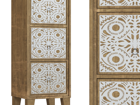 Bandung Small Cabinet 3D Model