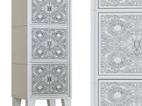 Bandung Small Cabinet 3D Model