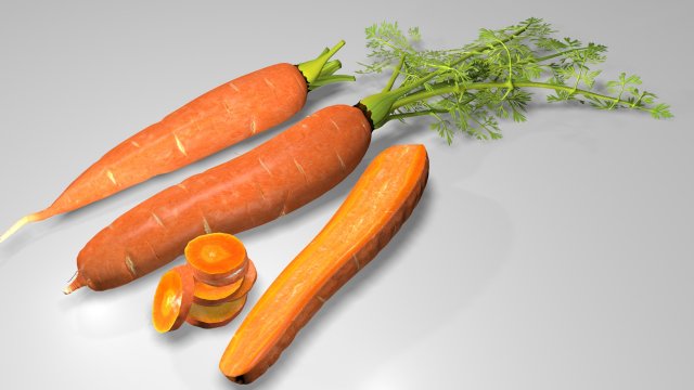carrot 3D मॉडल .c4d .max .obj .3ds .fbx .stl .blend 
