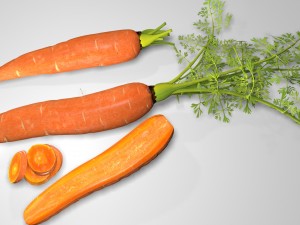 carrot 3D मॉडल