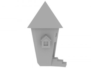 3d low-poly houses 3D Модель