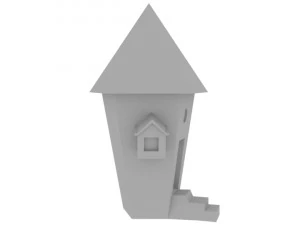 3d low-poly houses 3D Model