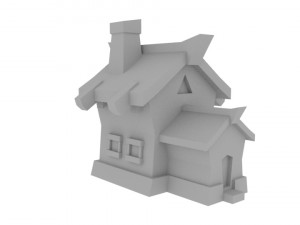 3d low-poly houses 3D Модель