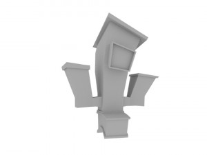 3d low-poly houses 3D Модель
