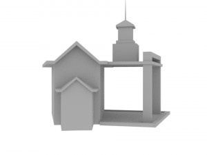 3d low-poly houses 3D Модель