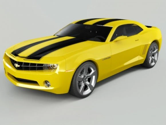chevrolet camaro 3D Model .c4d .max .obj .3ds .fbx .stl .blend