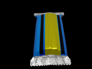 Generic candy bar wrapped Modelo 3D