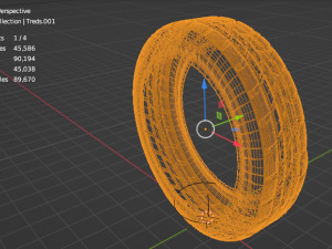 Car Tire Textured Modelo 3D