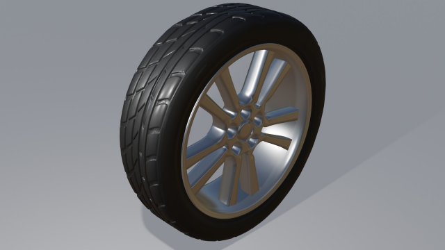 Car Wheel Modèle 3D .c4d .max .obj .3ds .fbx .stl .blend 