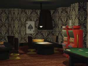 Casino Environment 3D Model