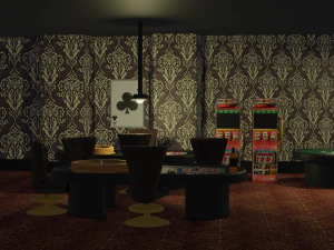 Casino Environment 3D Model